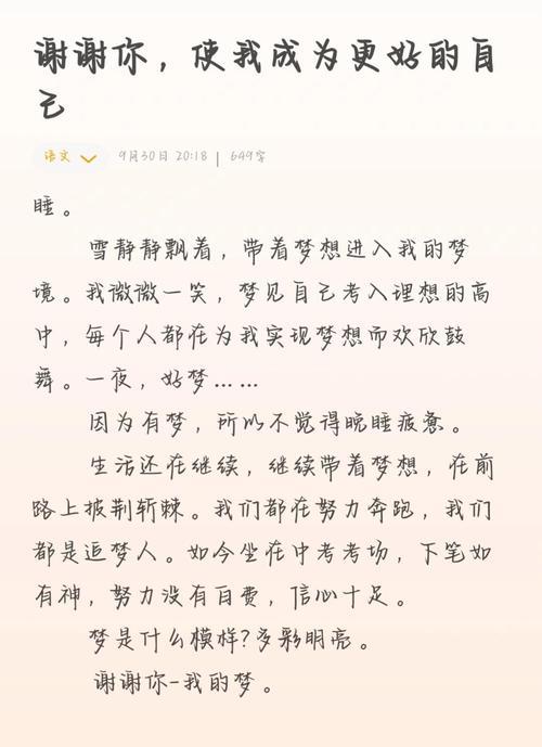 追逐梦想的路上（只有梦想，才有希冀）